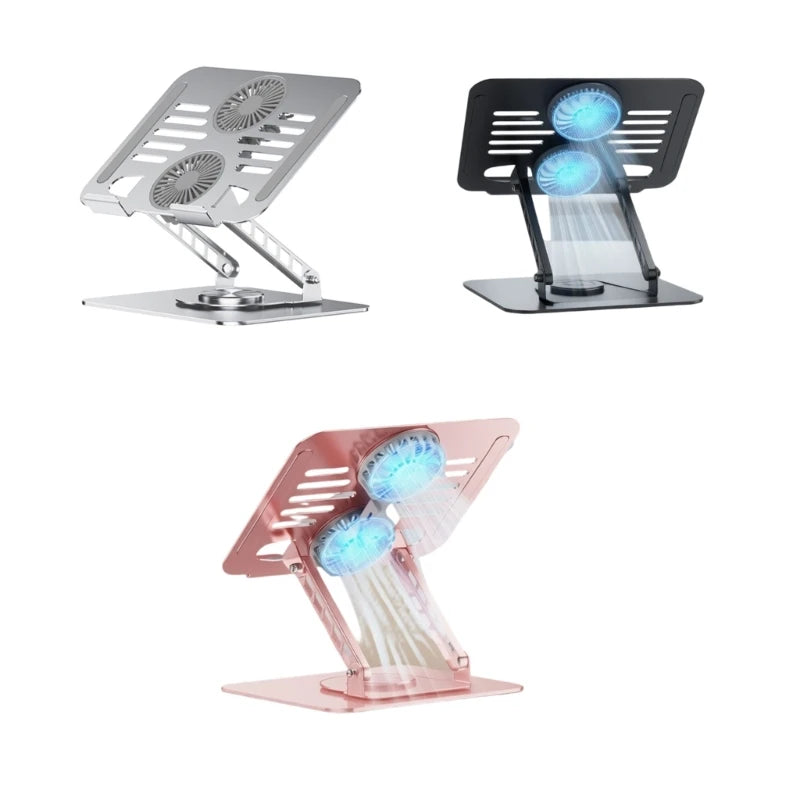 Rotatable Notebook Holder Stand With NonSlip Silicone Pad For Stable Support