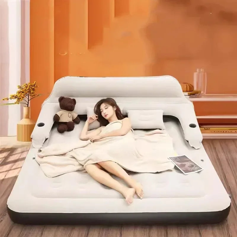 Memory Bedroom Mattress Inflatable Topper Reinforce Bed Frame Floor Mattress Sleep Japanese Colchon Individual Salon Furniture