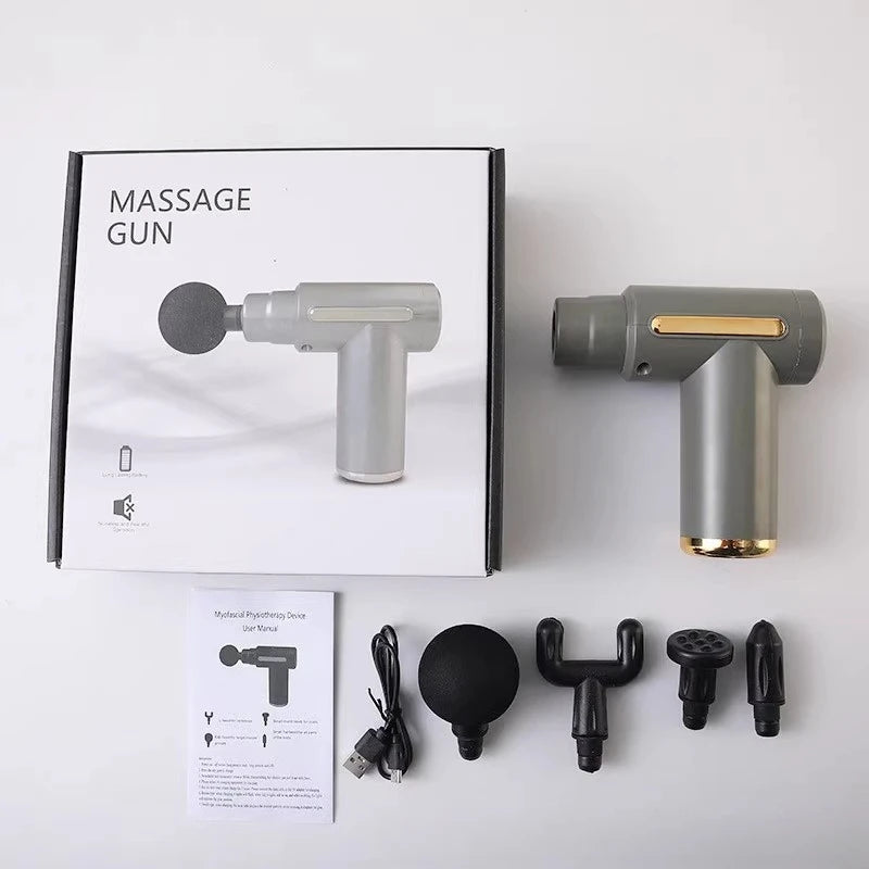 border Small Fascia Gun Mini Portable Muscle Relaxation Cervical Massager MINI Women's E MO Massage Gun