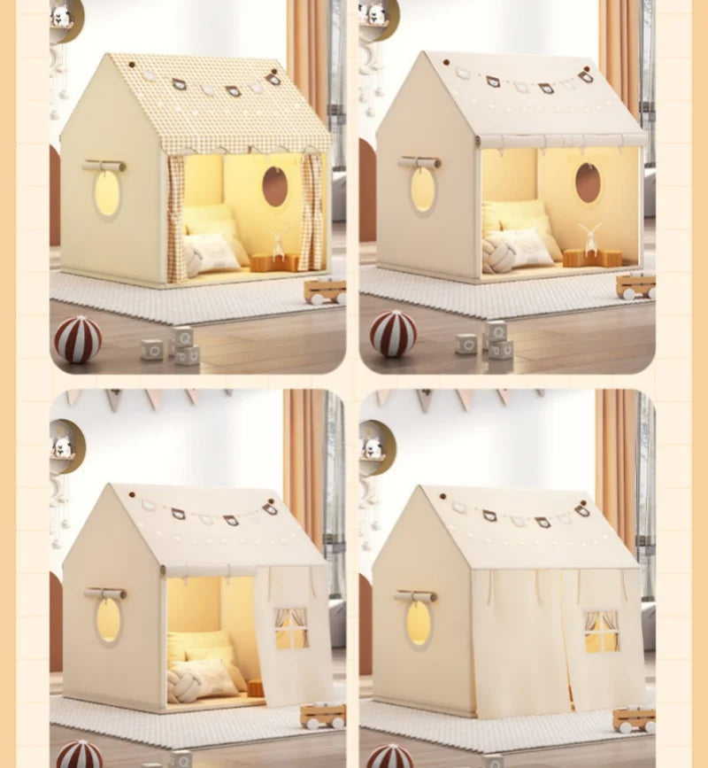 Boy Girl Indoor Princess Toy House Children Tent Cubby Kid Play Tent  Outdoor Picnic Small House Kid Birthday Gift Room Decor