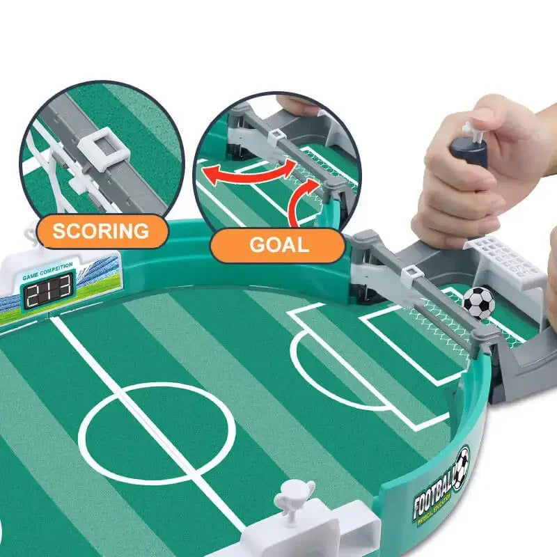 2-Player Tabletop Soccer Game for Kids - Interactive Desktop Football Battle Toy for Boys Parent-Child Focus Sports Game