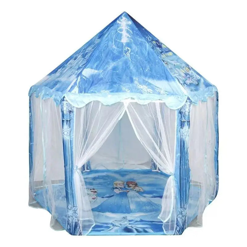 Princess Tent Girls Large Playhouse Kids Castle Play Tent Lights Toy for Children Indoor and Outdoor Play house Tipi teepee