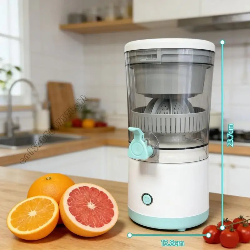 Portable Electric Fruit Juicer With 7.4V Twin Battery System And USB C Charging For Oranges Lemons Grapefruits 4XFB