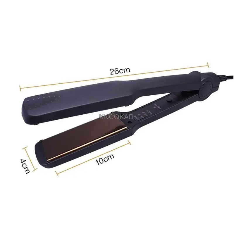 Ceramic electric plywood straight iron does not hurt hair straightening powder air bang buckle straight hair iron and ironing bo