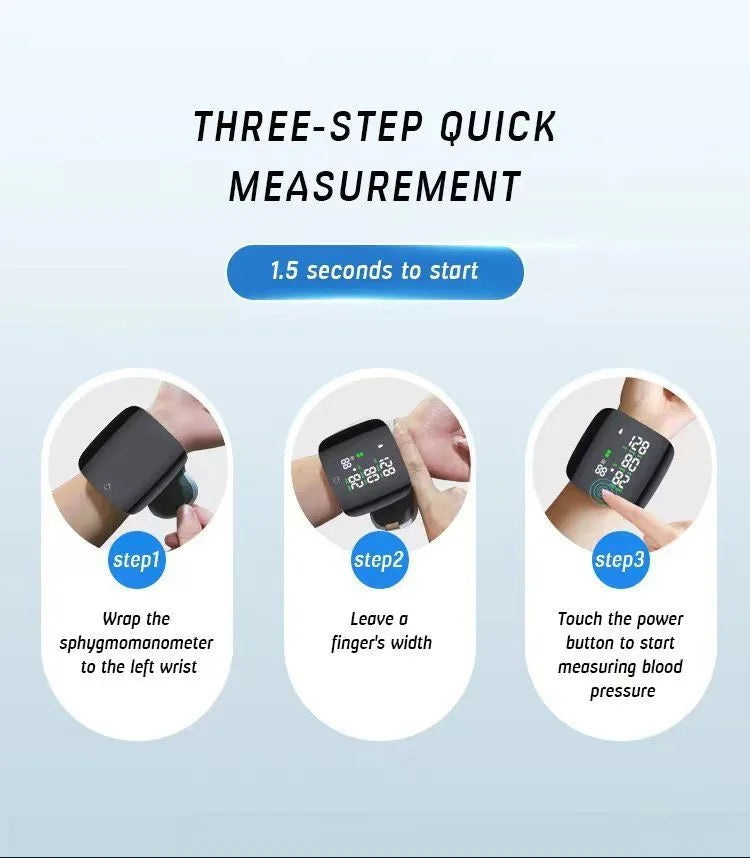 Bp Meter Tensiometer Upper Arm Digital Wrist Blood Pressure
