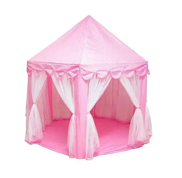 Princess Tent Girls Large Playhouse Kids Castle Play Tent Lights Toy for Children Indoor and Outdoor Play house Tipi teepee