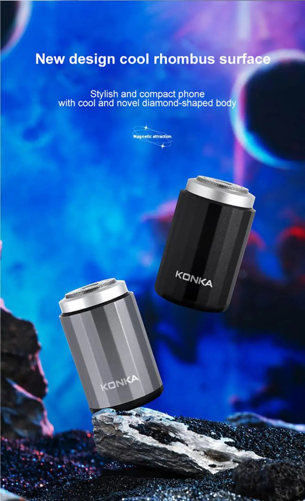 2024 NEW Type-C Rechargable Mini Portable Waterproof Electric Shaver Strong High Speed Long Endurance Suitable Wet and Dry Razor