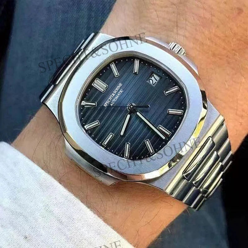 2025 Specht&Sohne New Hot Selling Men's Automatic Mechanical Watch Sapphire Crystal Stainless Steel Sports Watch Waterproof 50M