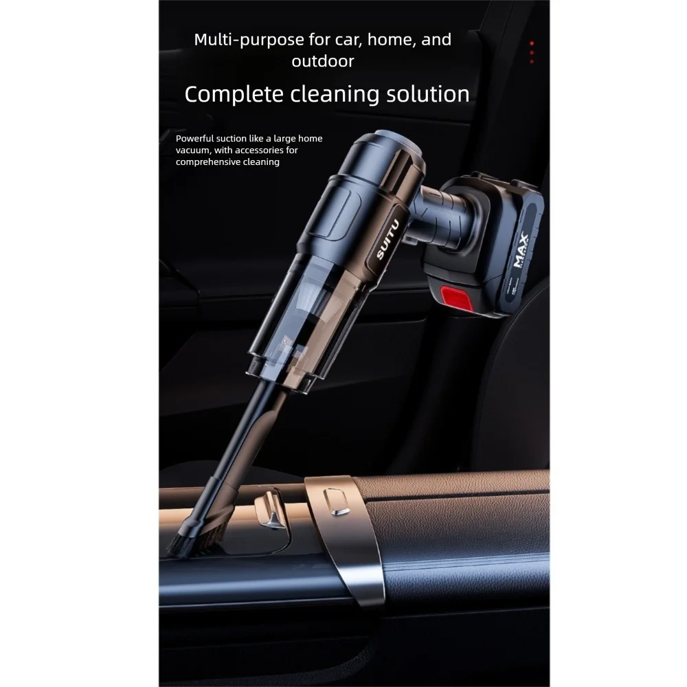 5000Pa Suction Car Vacuum Cleaner High Power Super Suction Cordless Auto Vacuum Multifunctional Handheld Wireless Dust Blower