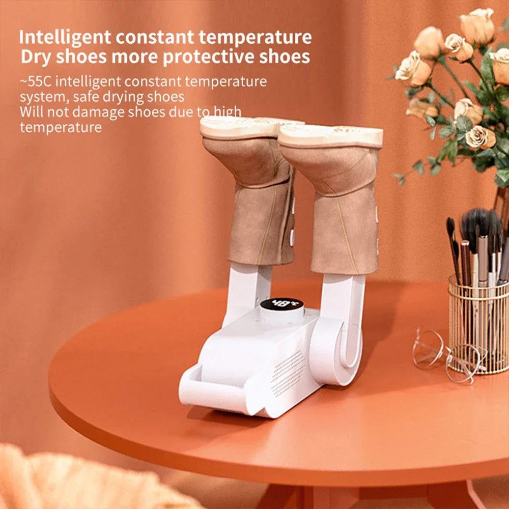 New Shoes Dryer Machine Folding Smart Constant Temperature Fast Dryer Heater Deodorizer Dehumidifier Device Boots Drier Machine
