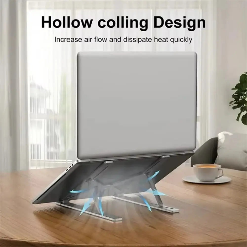 New Universal Laptop Stand Adjustable Non-slip Notebook Holder Foldable Laptop Cooling Base for Laptop/Tablet/phone