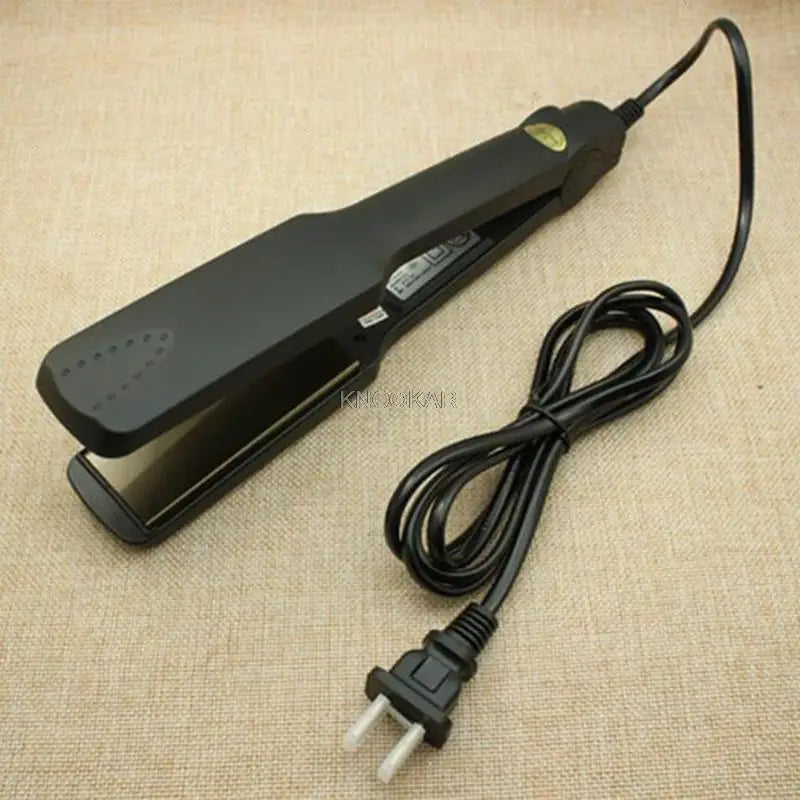 Ceramic electric plywood straight iron does not hurt hair straightening powder air bang buckle straight hair iron and ironing bo