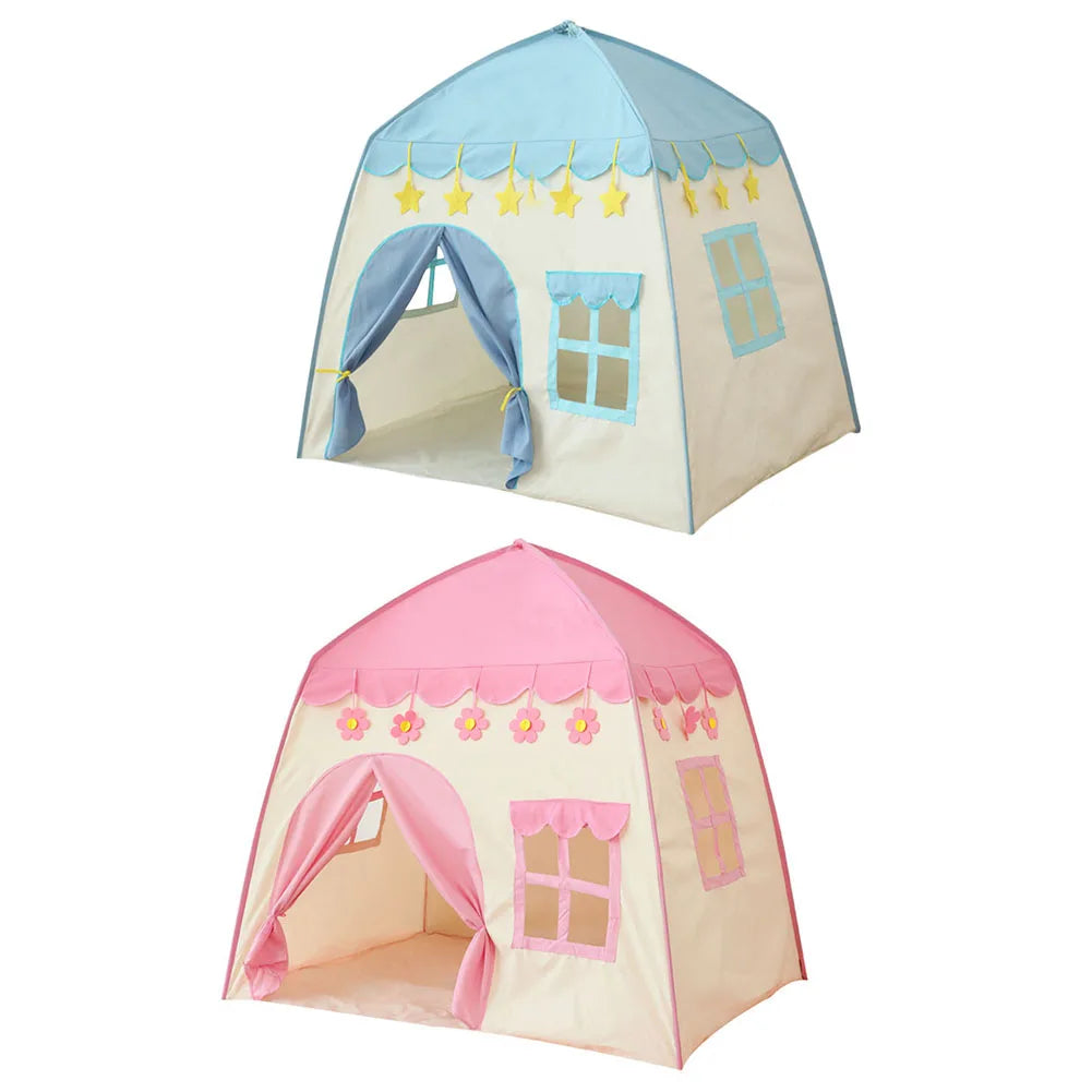 Small Cute Tent Waterproof Foldable Play House Creative Design Princess Castle Promote Parent-child Interaction for Boys Girls